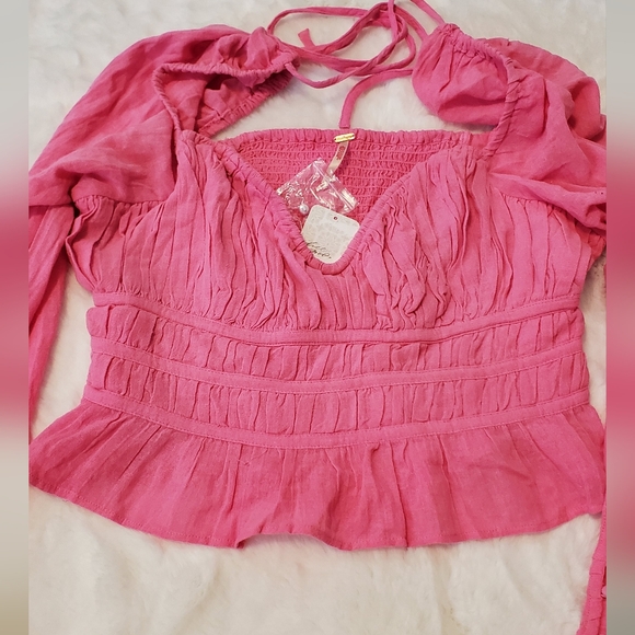 Free People Chloe Top in Aurora size L - Picture 12 of 16